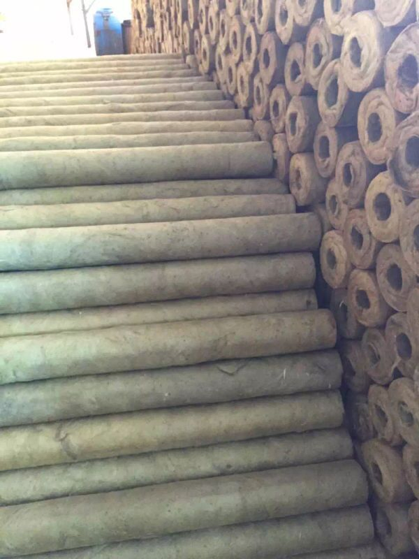 Sound Absorption and Fireproof Rock Wool Blanket Insulation Aluminum Foil