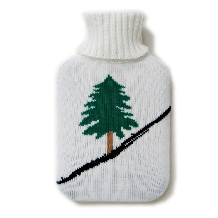 Hot Selling Classic Cheap Custom Pattern Soft Warm Knitted Cover for Rubber Hot Water Bottle Bag