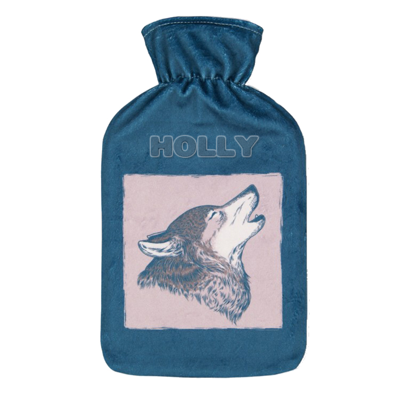 Hot and Cold Therapy Premium Simple Rubber 2L Hot Water Bag with Cartoon Cloth Cover