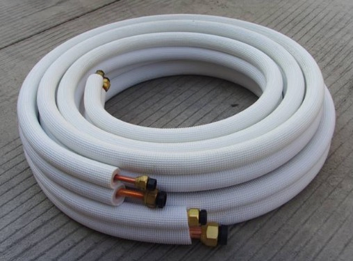 High Quality White Insulated Connecting Copper Pipe for Air Conditioner Parts