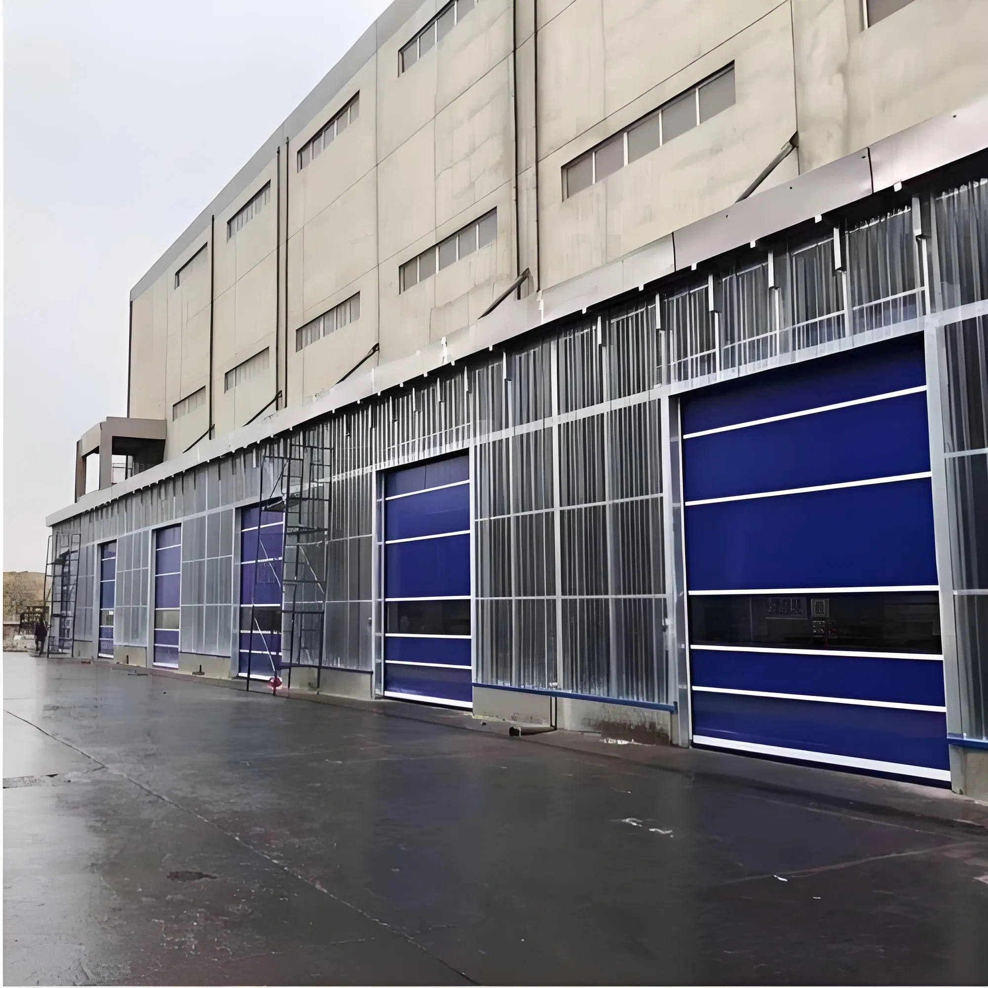 Workshop PVC Dust Proof Wind Proof Roller Shutter Door for Supermarket