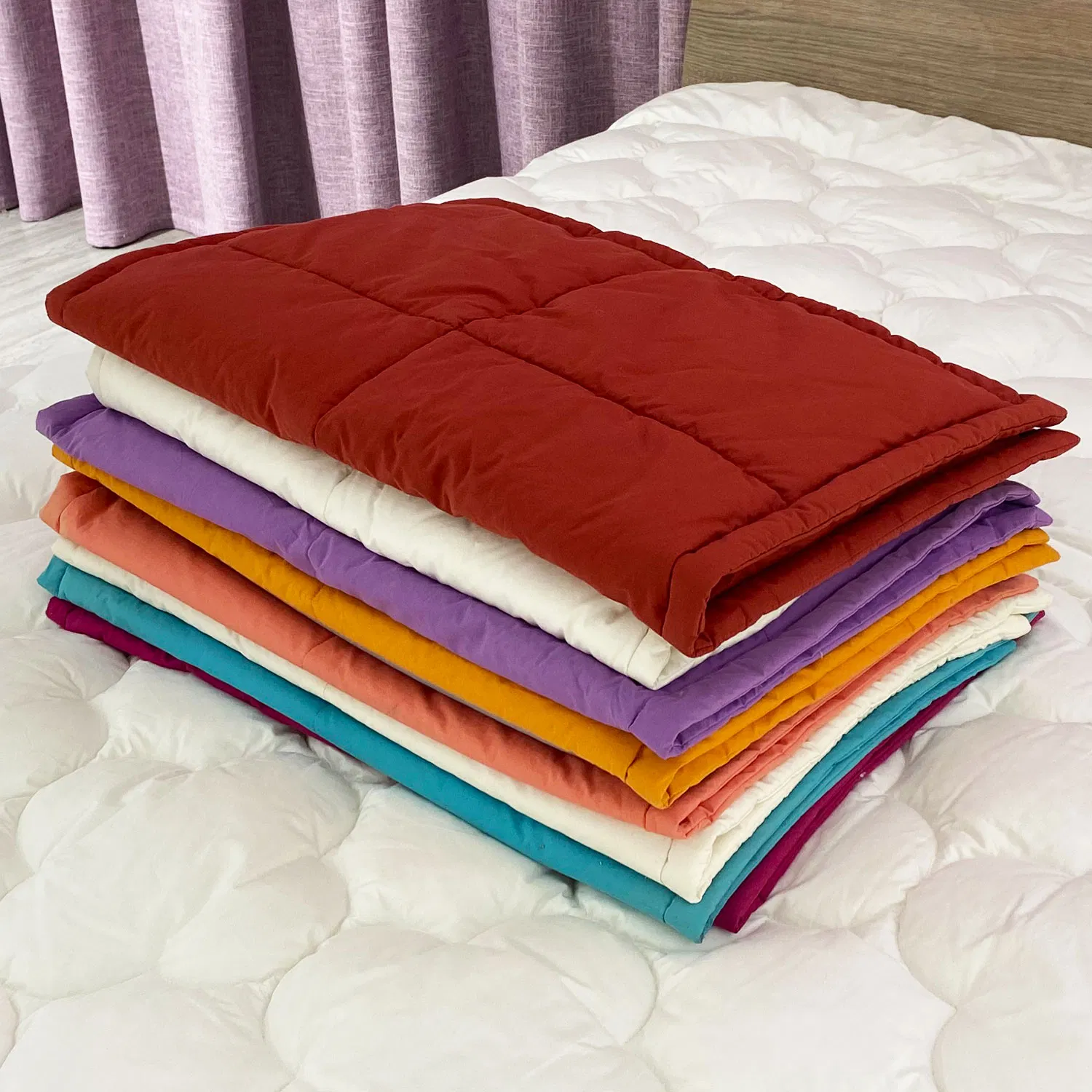 Factory Plain 100% Fashion Elegant Colorful Velvet Resistant Worsted Cotton Pillow Case