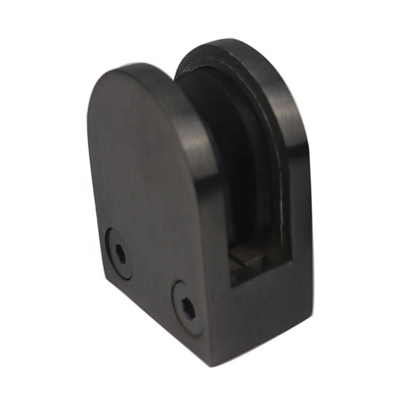 Low Price Sales of Railing Clamps Stainless Steel D-Shaped Glass Clamp