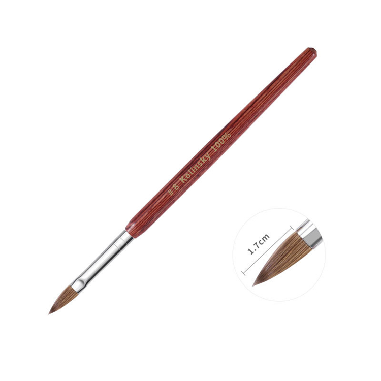 Wholesale 100% Pure Kolinsky Acrylic Nail Brush, Nail Art Brush