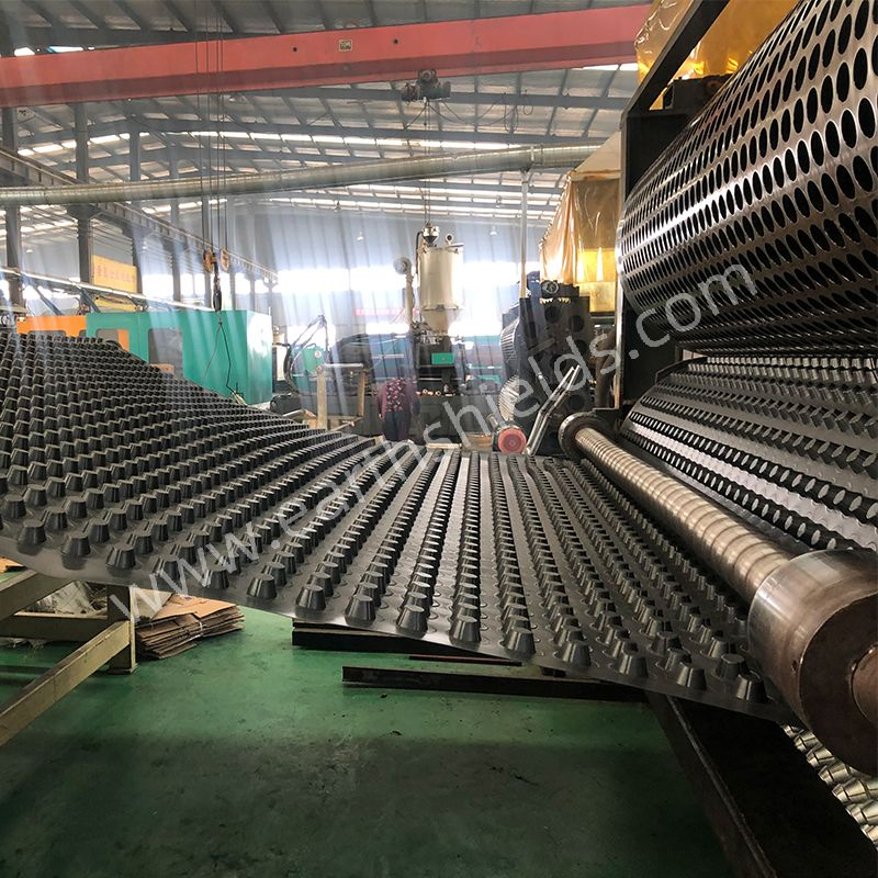 20mm Dimple Drain Sheet Roof Garden Retaining Wall HDPE Composite Drainage Board for Building and Construction