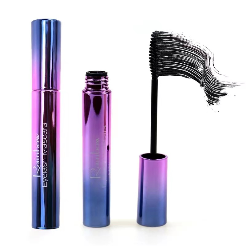 Hot Sale Rainbow Matte Mascara Black Waterproof Volumizing 4D Silky Mascara Pop