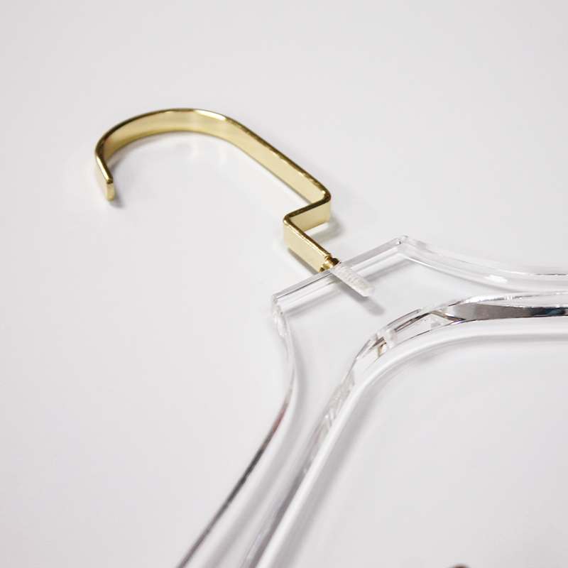 Manufacturer Custom Wholesale Quality Clear Transparent Pant Coat Clothes Lucite Acrylic Hanger