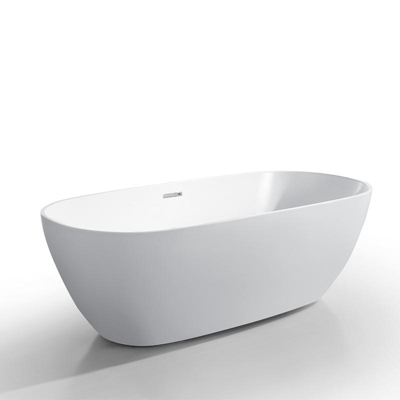 Акриловая отдельностоящая портативная ванна эллипс