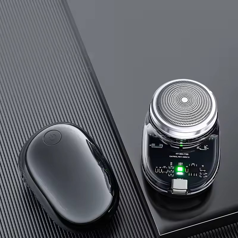 Mini Travel Waterproof 3-Piece Shaver 3-in-1 Wireless Beard Electric Shaver