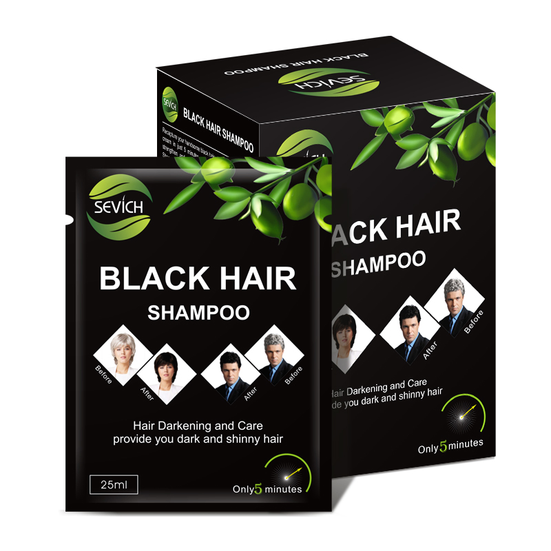 Organic Hair Dye Black Herbal Hair Shampoo