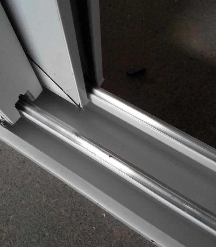 Low Price Customized Hurricane Impact PVC Vinyl Sliding Glass Window