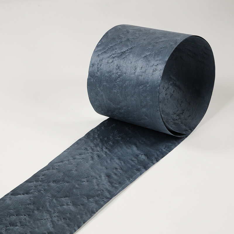 Navy Color Birds Eye Dyed Natural Maple Wood Veneer
