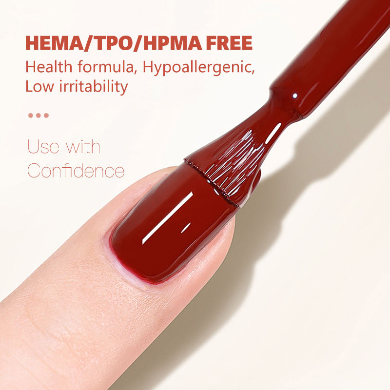 Wholesale High Quality Vivid Semi-Permanent Red UV Colors Gel Polish