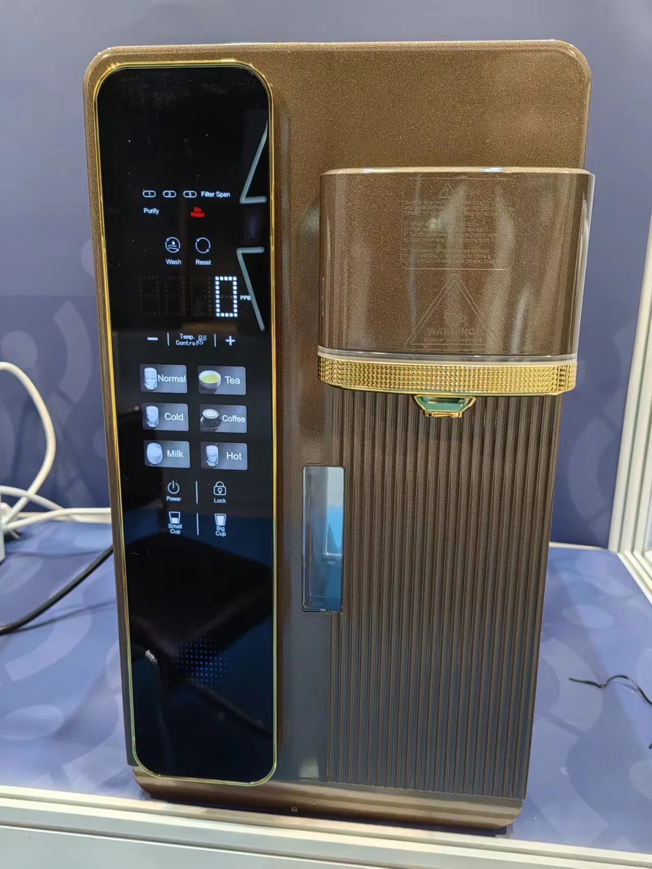 Korea Design Hydrogen Water Purifier Hot Cold Water Dispenser Reverse Osmosis Water Filter System
