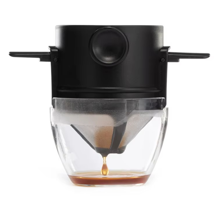 Wholesale Price Foldable Coffee Filter ABS + Stainless Steel Coffee Mesh Filter Reusable Coffee Filter