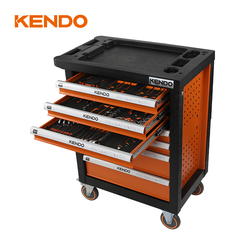Набор инструментов Kendo 179 деталей с 7-ящичным шкафом