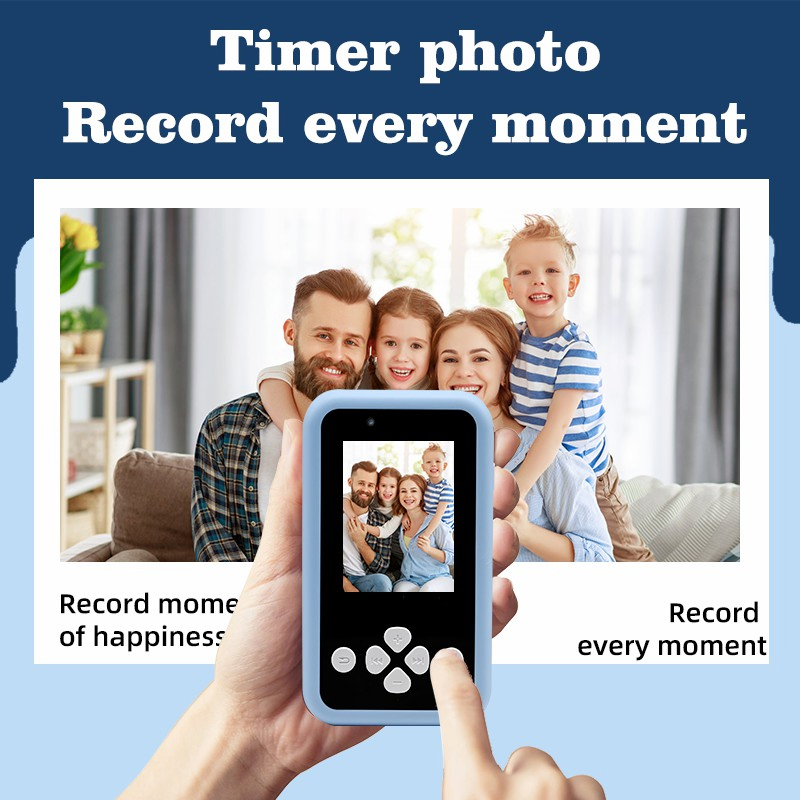 Детская цифровая камера с экраном 2.4 дюйма и картой памяти