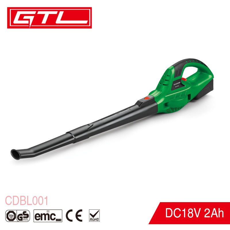 DC18V 2ah Lithium Battery High Pressure Cordless Electric Leaf Blower (CDBL001)