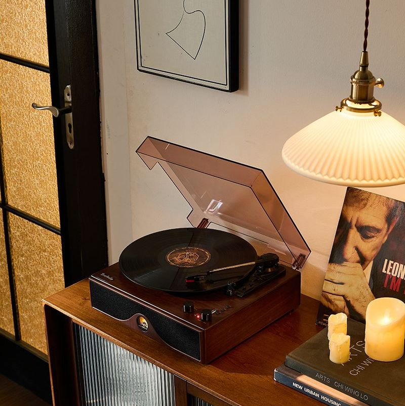 Винтажный проигрыватель винила с Bluetooth, 3 скорости