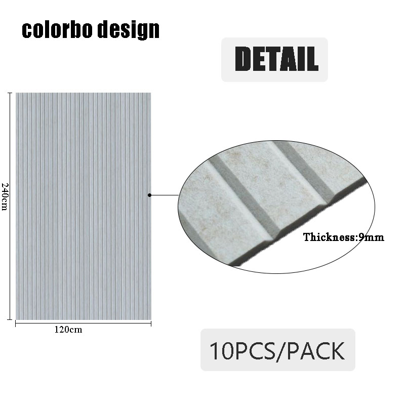 Premium Eco-Friendly PET V Groove Wall Panels for Superior Sound Absorption