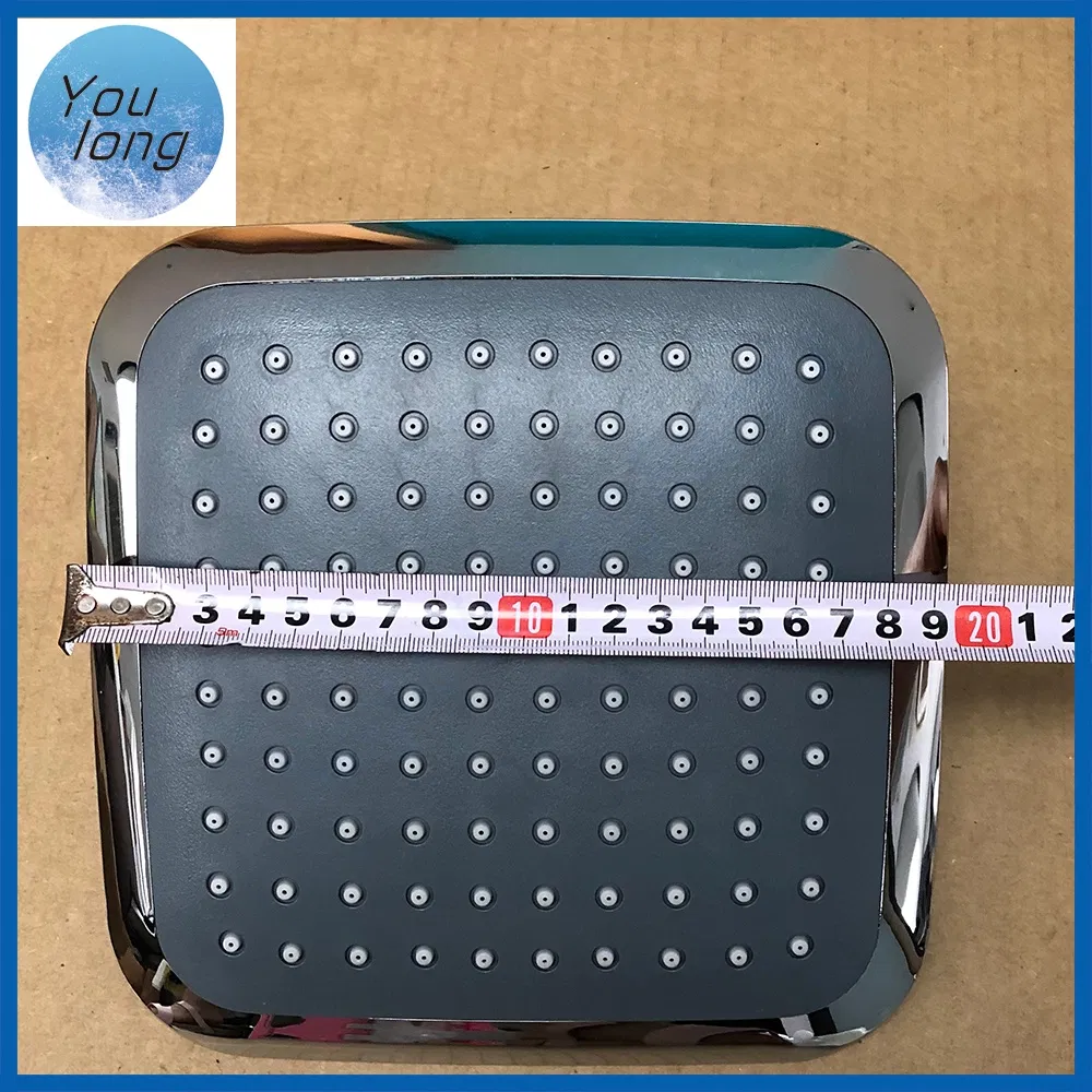 20cm Square Plastic Overhead Shower Bathroom ABS Ducha