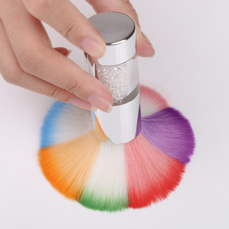 Flower Nail Dust Cleaning Brush Nail Art Dust Brush