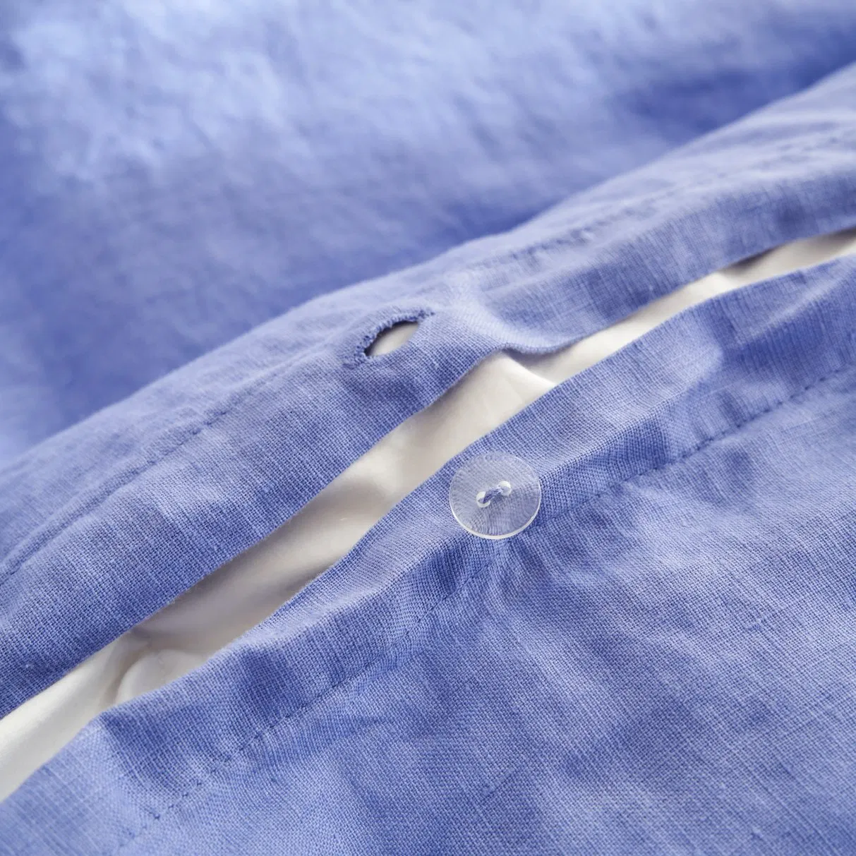 100% Linen Bedding Set Wildflower Color Naked Sleep Friendly Fabric