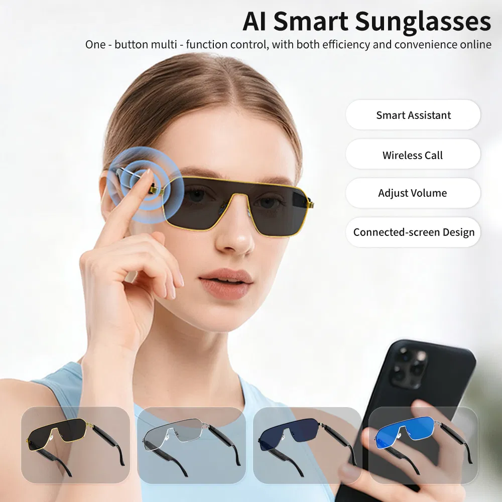 Умные очки Ai с поддержкой языков и поляризацией