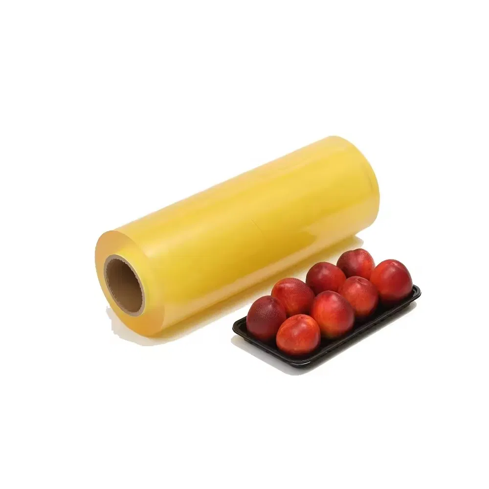 Factory Wholesale Food Grade Plastic Wrap Fresh Fruit Vegetables PVC Cling Film