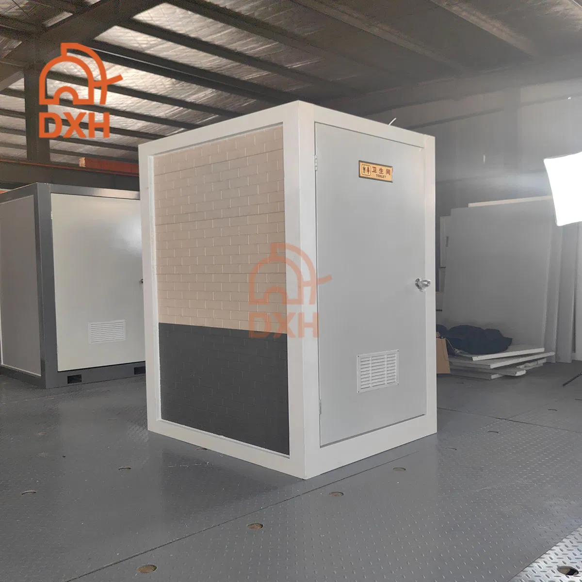 Dxh Convenient Customized Fabricated Resorts Movable Lavatory Cheap Price Restroom Parks Water Closet Existing Building Container Toilet