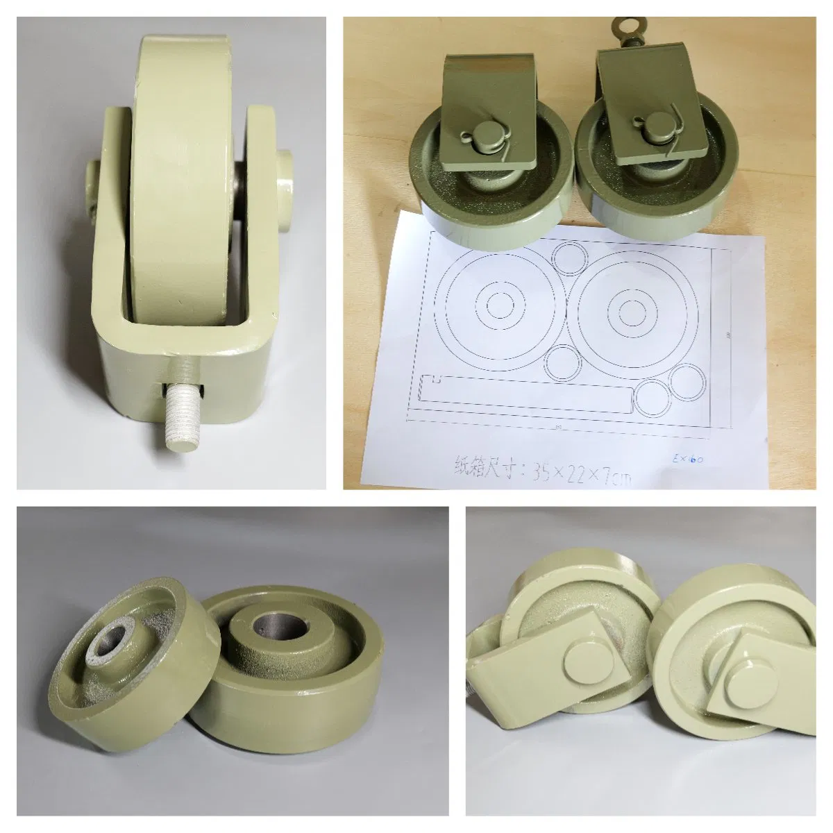 High Quality Movable Transformer Wheels with Locking Feature