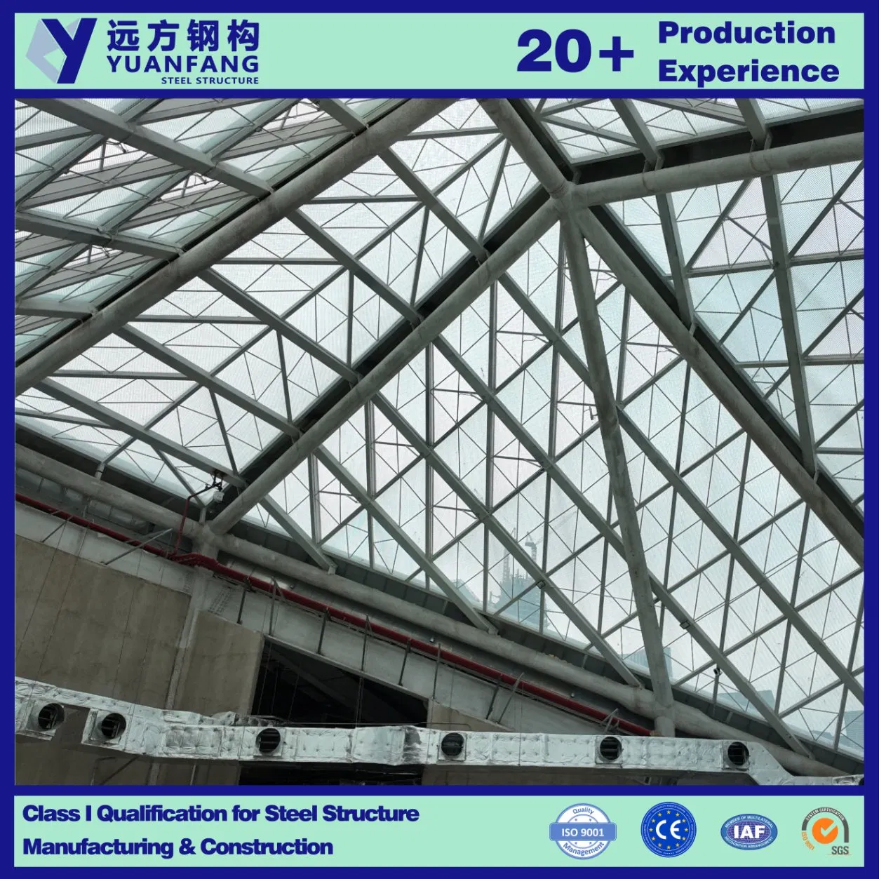 Heavy Steel Structure Large-Span Suspended Beams & Tube Trusses Shopping Mall