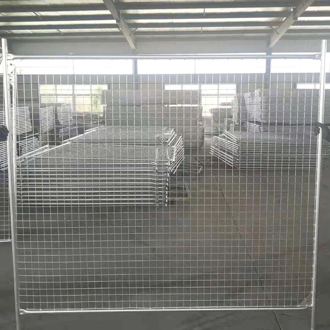 Customized Hot-DIP Galvanized Welded Metal Wire Temporary Fence Board for Canadian Construction.