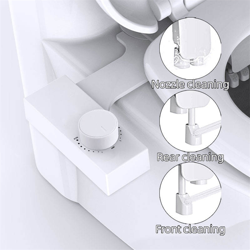 New Minimalist Bidet Toilet - Smart Non-Electric Shattaf Bidet with Vertical Spray, Butt/Feminine Cleaning Bathroom Women Washing Bidet Attachment