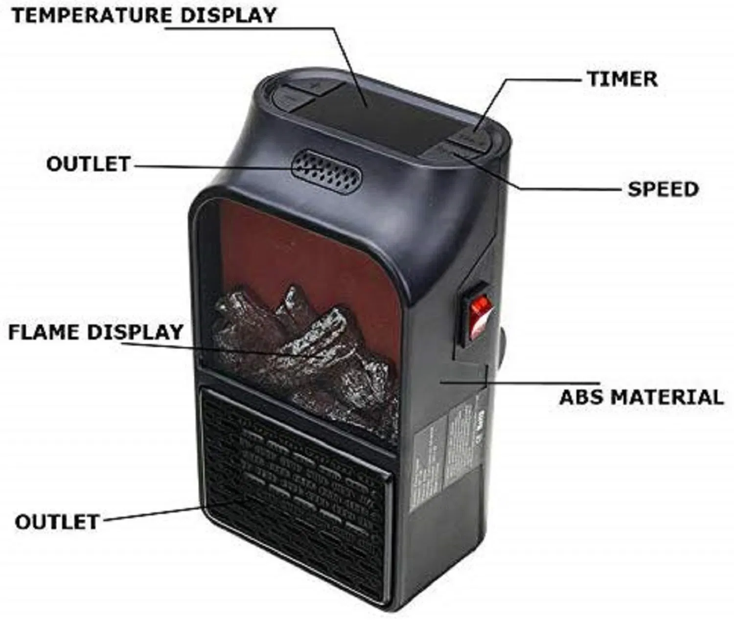 Experienced Ceramic Electric Space Heater with Remote Control Chinese Factory