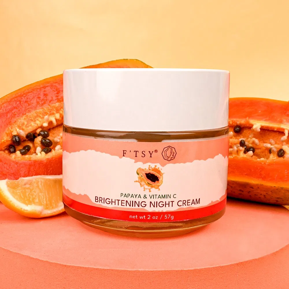 OEM Logo Vitamin C Kojic Acid Skin Whitening Face Wash Cleanser Cream Lotion Papaya Skincare Kit