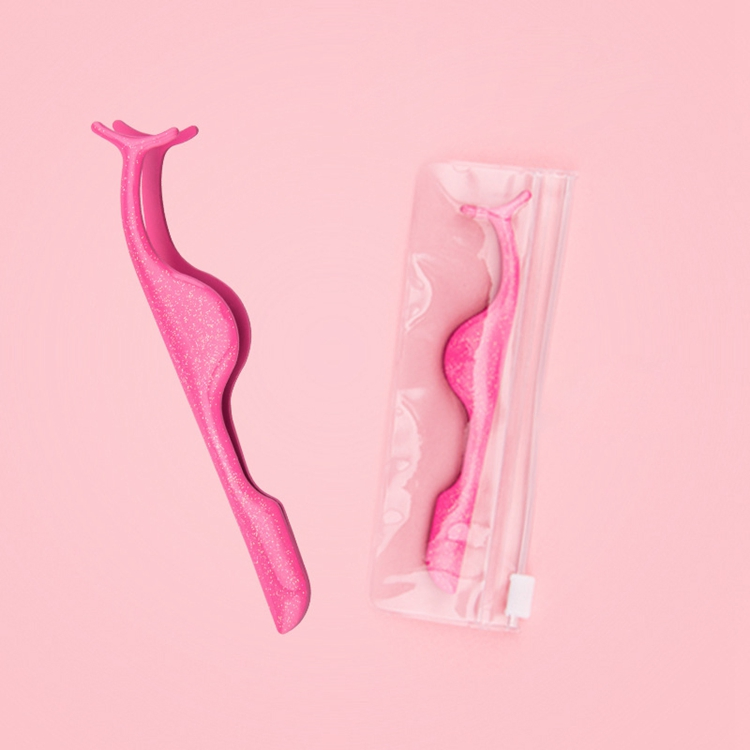 Custom Logo Stainless Steel Mink Eyelash Tweezers Blending Pink Gold Blue Eyelash Tweezers Private Label for Lashes Extension