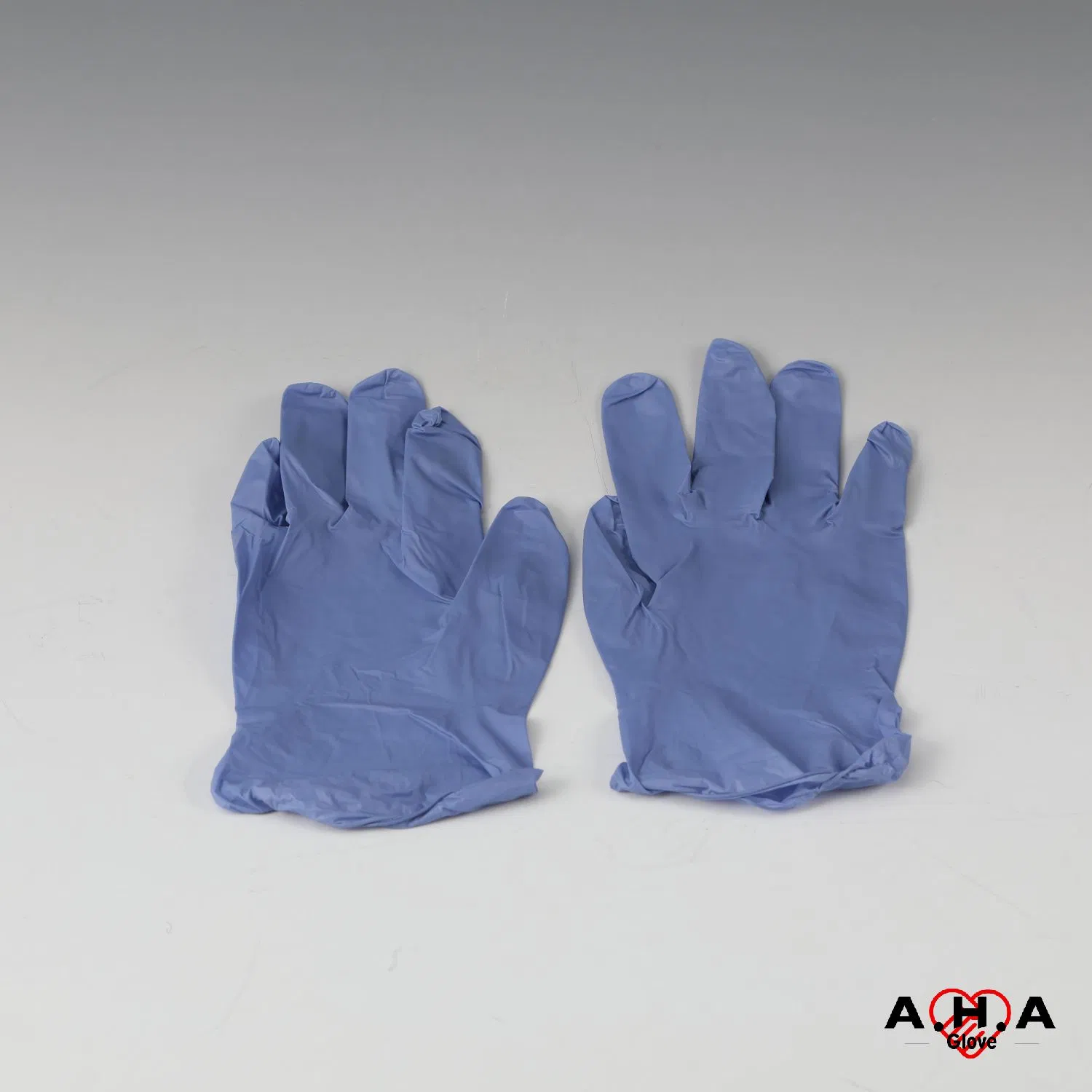 Disposable Blue Hand Protective Powder Free Vinyl Gloves Blend Synthetic Glove