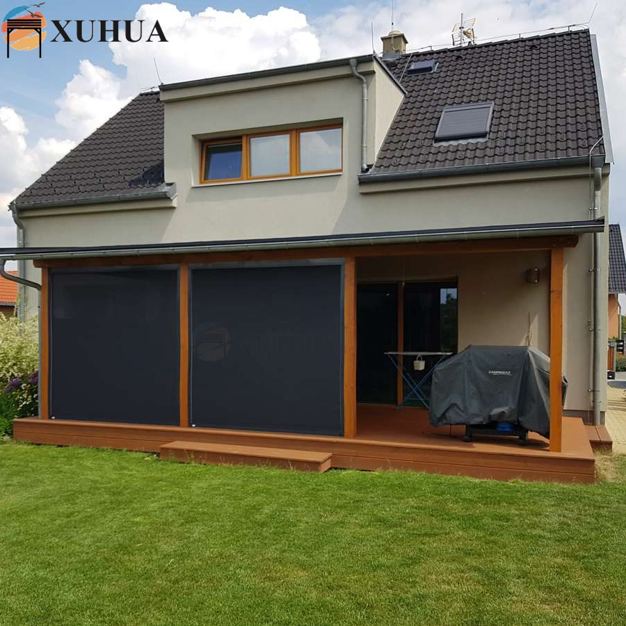 Xuhua Outdoor Shadow Motorized Control System Window Aluminium Garden Blackout Zip Screen