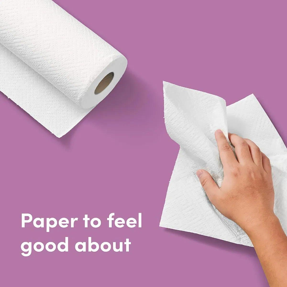 White Natural Brown Kitchen Towel Embossed Hygienic Kitchen Towels Paper Tissue Towel Roll