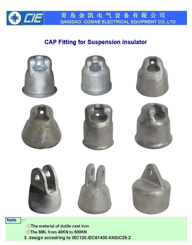 Disc Suspension Insulator Socket/ Clevis Cap (40KN-500KN)