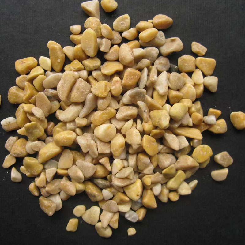 Muti Color River Stone Black/Beige/White/Green/Red Pebble for Outdoor Decoration Garden Landscaping Price