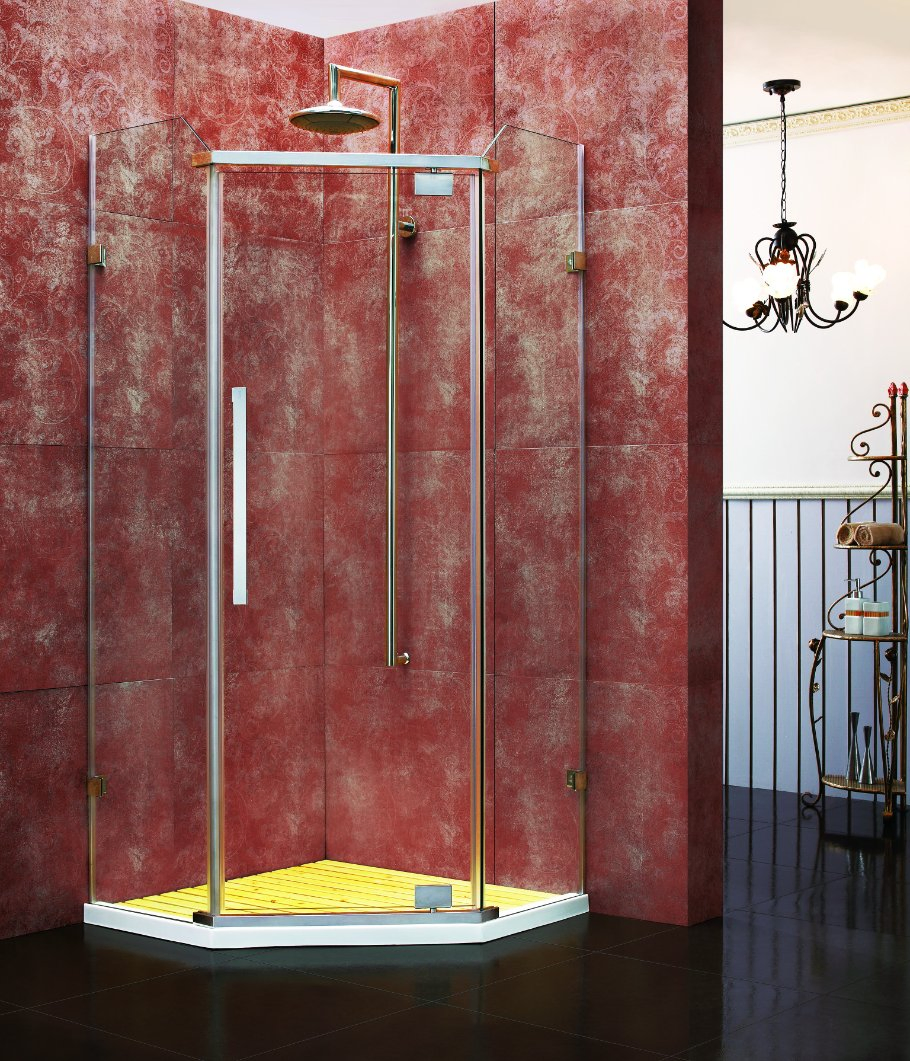Factory-Price High-Quality Shower Enclosure Stainless-Steel Square Wall-Mount Clamp Bracket