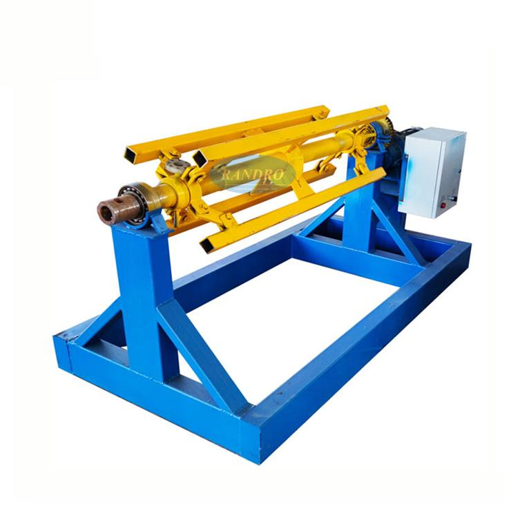 Cheap Cold Roll Forming Machine Steel Used Coil Electric Decoiler 5 Tons 6 Tons Roof Metal Coil Uncoiler