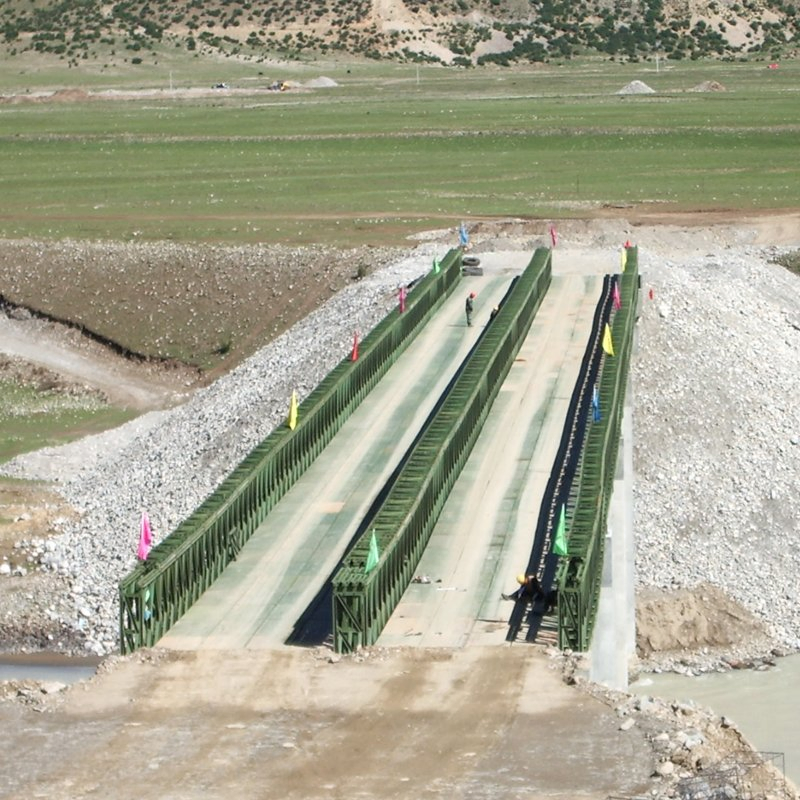 Durable Modern Prefabricated Steel Bailey Bridge for Construction