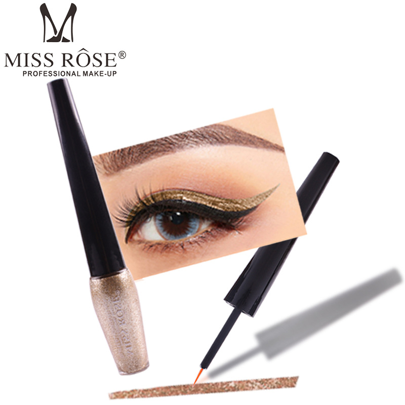 Mr 45 Pearlescent Liquid Eyeliner Diamond Highlighter Eyeliner Long Lasting Waterproof Liquid Eyeshadow