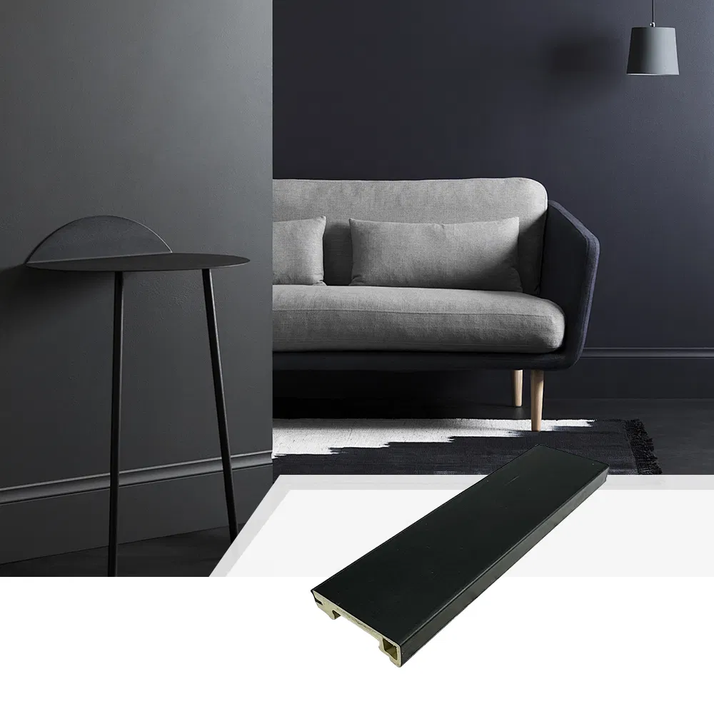 Narrow Decorative Skirting Wooden Plastic Composite Kick Board