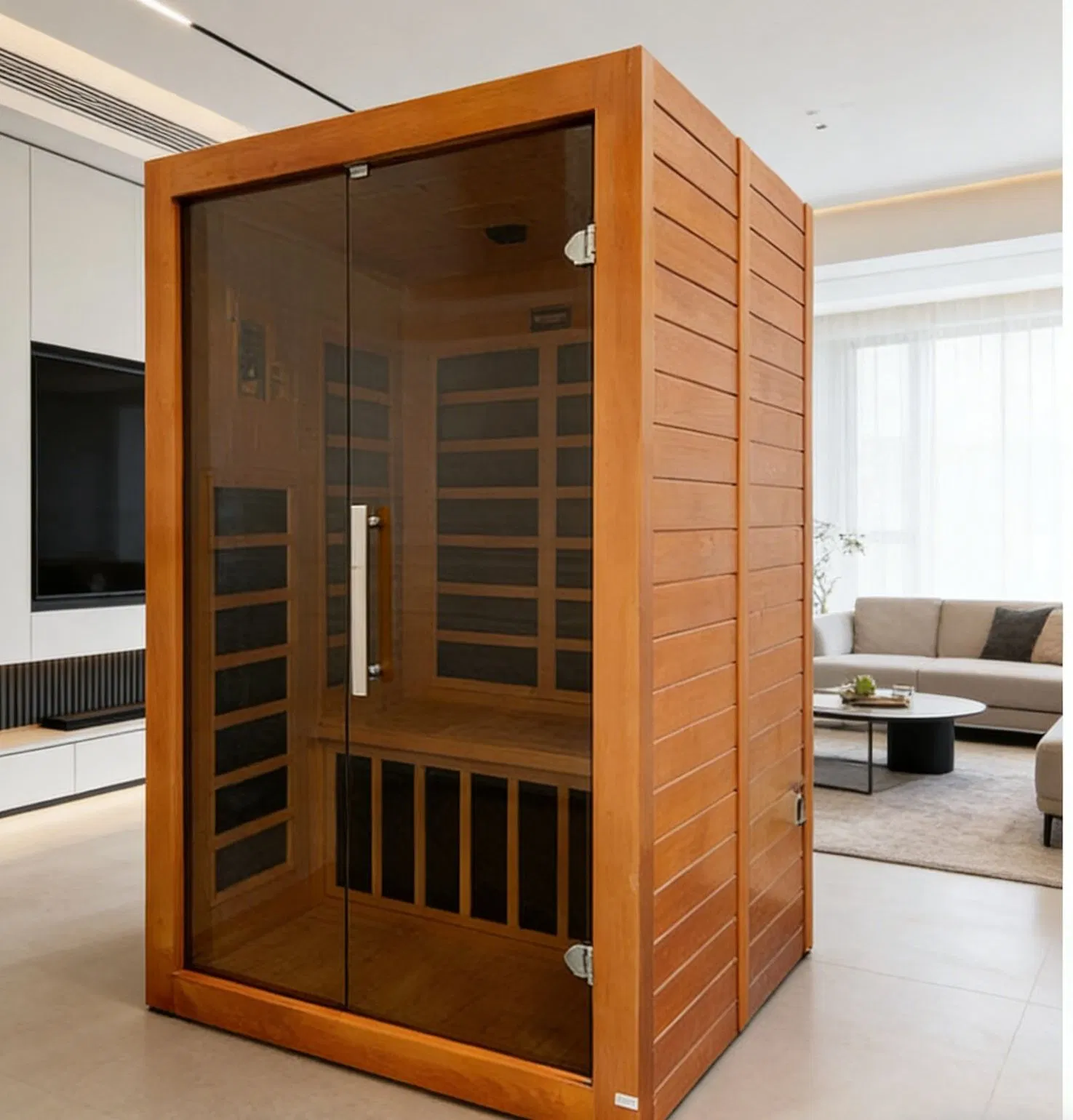 Инфракрасная сауна для двоих EV-004p из канадской тсуги