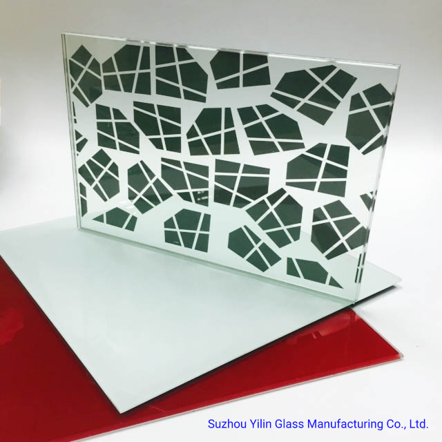 TUV CE Certificate Tempered Glass Laminated Glass Ceramic Fritted Glass Enameled Glass Silk-Screen Printed Glass