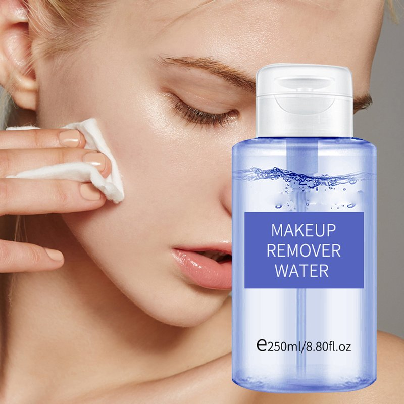Hot Selling Private Label Natural Micellar Cleansing Water 3-in-1 Water Based Makeup Remover and Facial Cleanser for Oily Skin